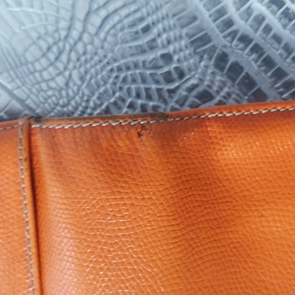 LOEWE FRONT FLAP  WALLET IN TANGERINE CALFSKIN - Picture 11 of 11